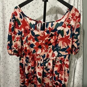 SHEIN Floral Blouse - Babydoll